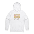 Best Pa Ever, Cassette Tape Men's AS Colour Hoodie White Mens Hoodie Dad Music Printed In Australia