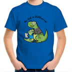 My Dad Is Roarsome, Dinosaur - Kids Youth T-Shirt Bright Royal Kids Youth T-shirt Dad Printed In Australia
