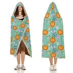 Safari Animals Kids Hooded Blanket 100cm x 130cm