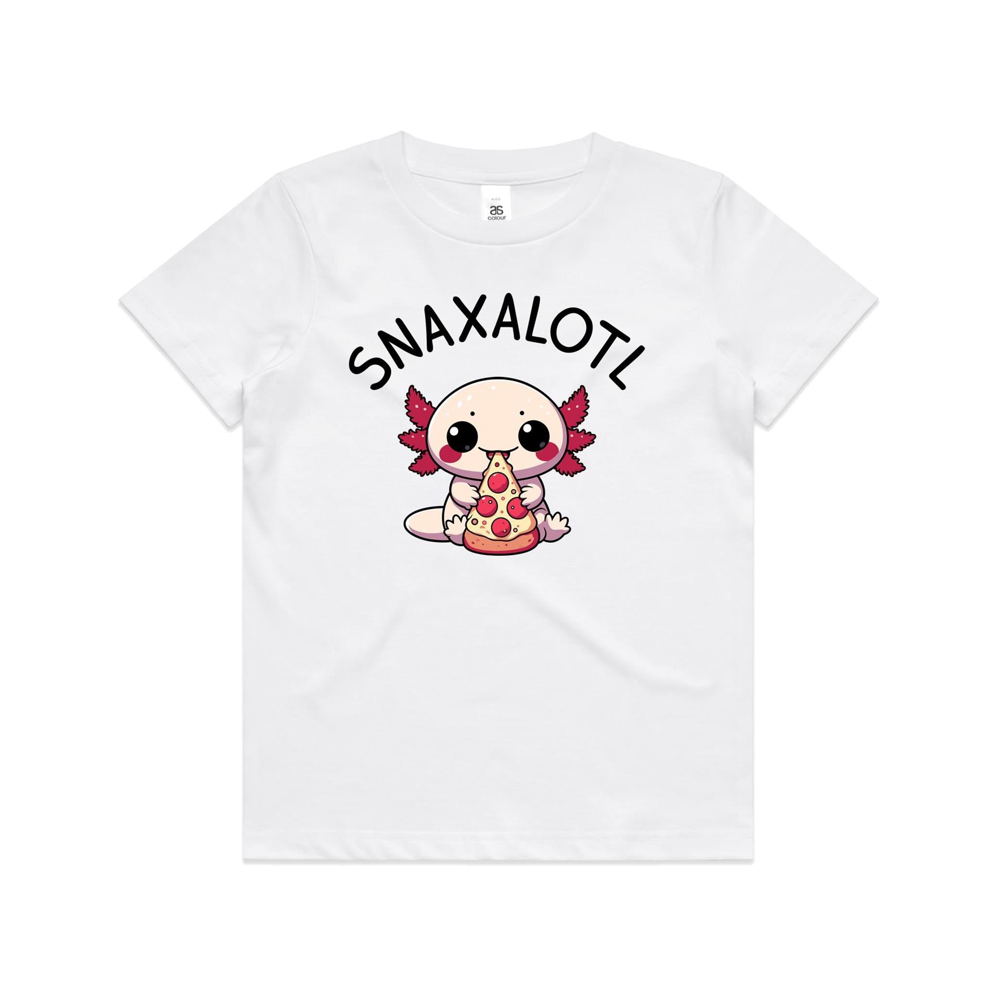 Snaxalotl, Axolotl Pizza - Kids Youth T-shirt