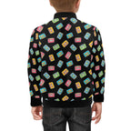 Colourful Cassettes Kids Bomber Jacket Kids Bomber Jacket Music Printed Offshore Retro