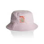 Boho Merry Christmas - Christmas AS Colour Bucket Hat Orchid One Size Christmas Bucket Hat Christmas Printed In Australia