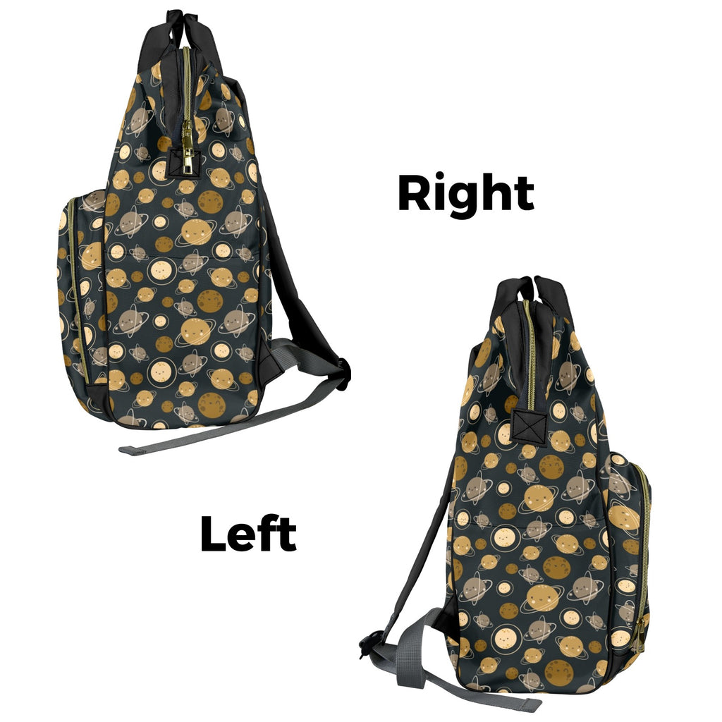 Planets Multi-Function Backpack, Nappy / Diaper Bag Multi-function Backpack, Nappy / Diaper Bag Printed Offshore Space