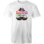 Dad Bod On Point - Mens T-Shirt White Mens T-shirt Dad Printed In Australia
