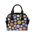Groovy Flowers Shoulder Handbag