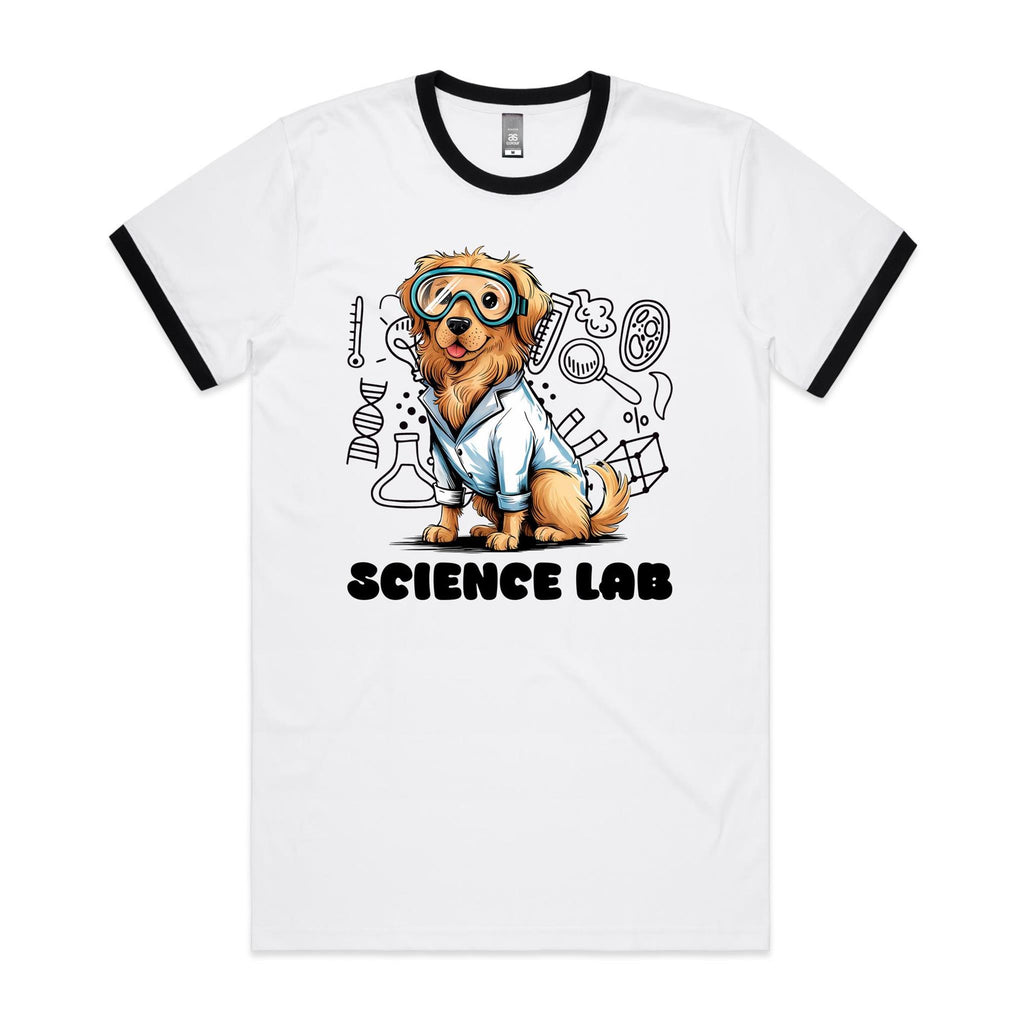 Science Lab AS Colour Staple Ringer Tee