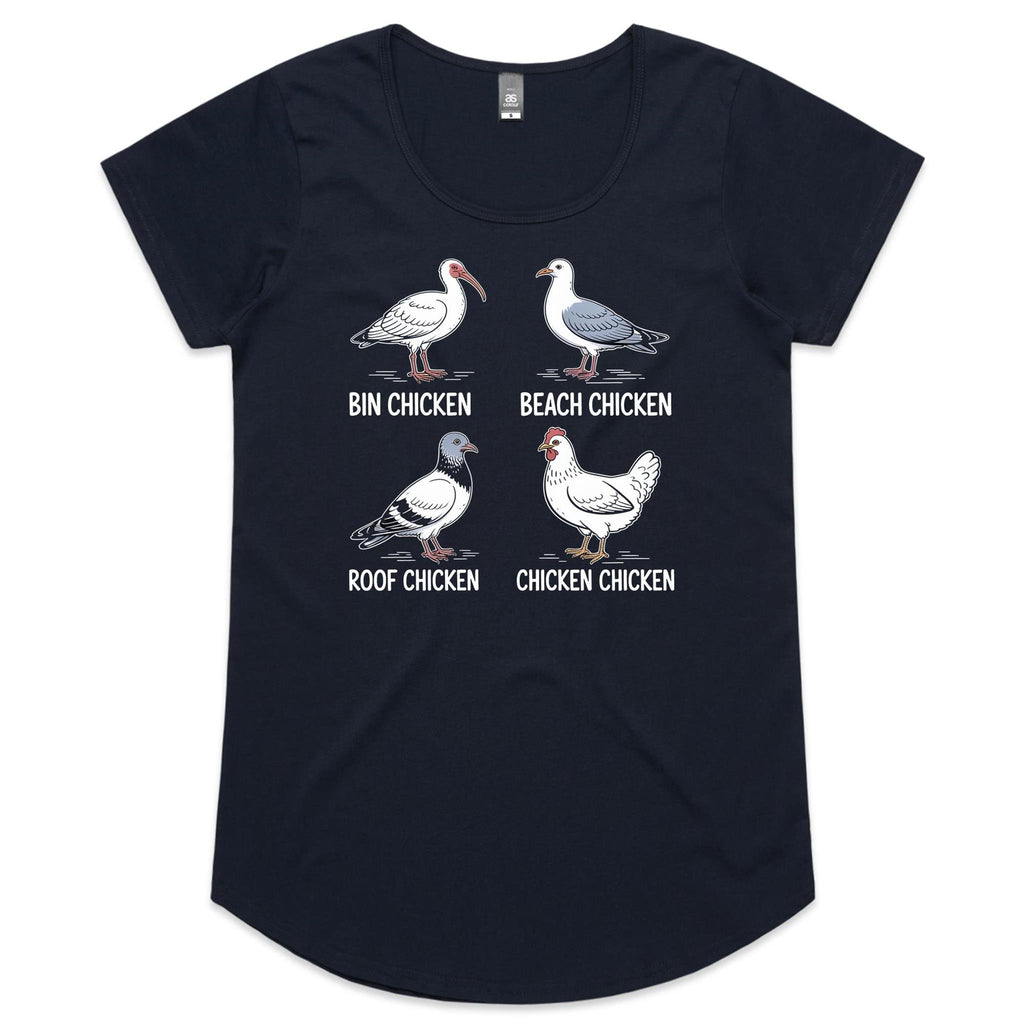 Bin Chicken Women's AS Colour Scoop Neck T-Shirt