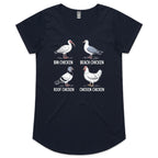 Bin Chicken Women's AS Colour Scoop Neck T-Shirt