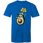 Avocado, I Don't Give A Guac - Mens T-Shirt Bright Royal Mens T-shirt Food Printed In Australia