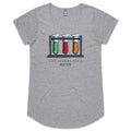 Test Tubes, Just Looking For A Reaction Women's AS Colour Scoop Neck T-Shirt Grey Marle Womens Scoop Neck T-shirt Printed In Australia Science