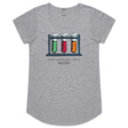 Test Tubes, Just Looking For A Reaction - Womens Scoop Neck T-Shirt Grey Marle Womens Scoop Neck T-shirt Printed In Australia Science