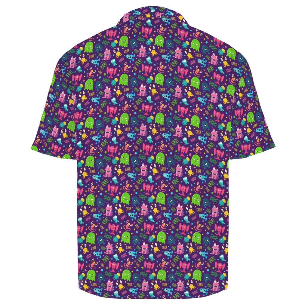 Cheeky Aliens Men's Crinkle Hawaiian Shirt