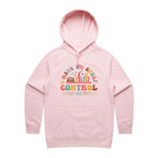 I Have No Shelf Control, Books - Womens Hoodie Pink Womens Hoodie Printed In Australia Reading