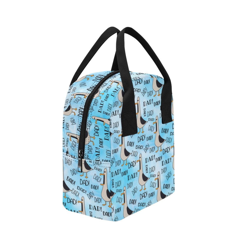 Dad Seagull - Zipper Lunch Bag Zipper Lunch Bag Printed Offshore