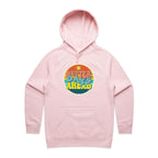 Better Days Ahead - Womens Hoodie Pink Womens Hoodie Positivity Printed In Australia Summer