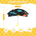 Rainbows And Flowers Kids Safe Round Corner Umbrella Kids Safe Round Corner Umbrella Printed Offshore