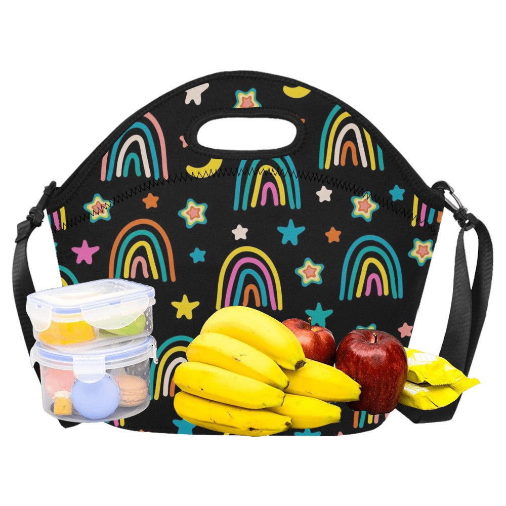 Rainbows - Neoprene Lunch Bag Neoprene Lunch Bag Printed Offshore