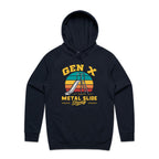 Gen X, Metal Slide Strong Men's AS Colour Hoodie Navy Mens Hoodie Printed In Australia
