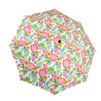 Bright Painted Tropical Umbrella One Size Umbrella Plants Printed Offshore