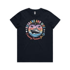 Husband And Wife, Cruising Partners For Life Womens Cruise T-shirt Navy Womens Cruise T-shirt Cruise Printed In Australia