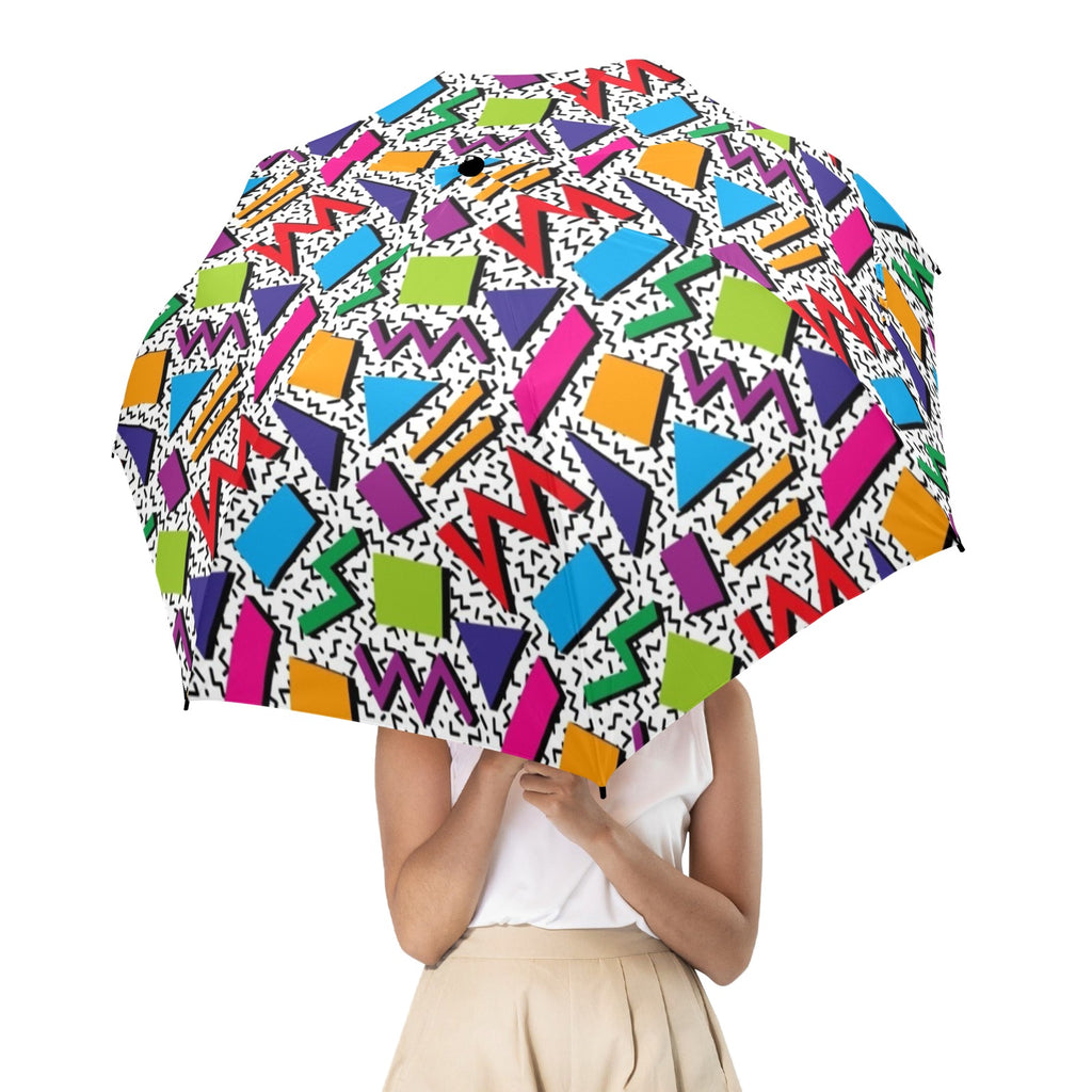 Graphic 80's Umbrella Umbrella Printed Offshore Retro