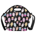 Cute Animal Ice Blocks - Neoprene Lunch Bag One Size Neoprene Lunch Bag Printed Offshore