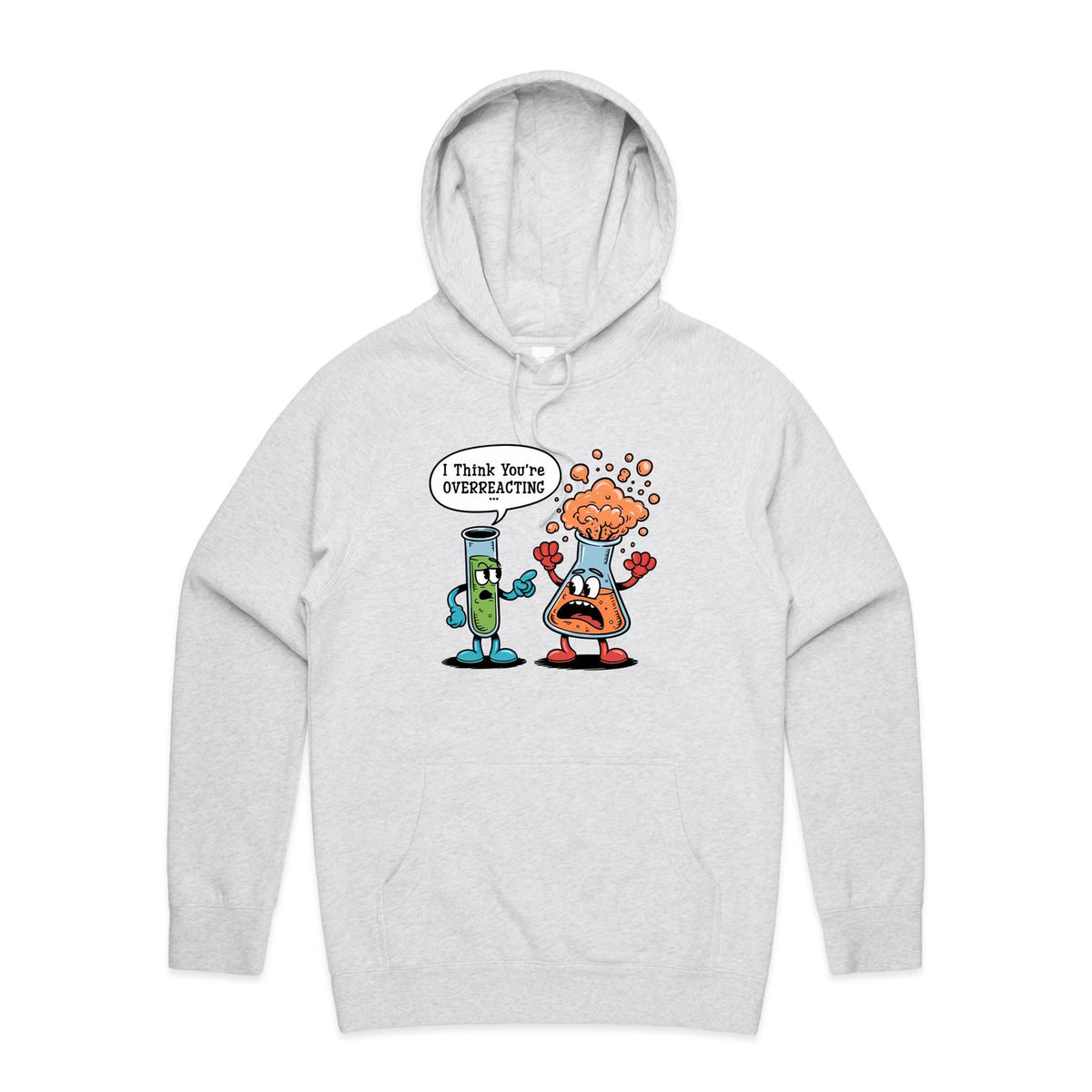 I Think You're Overreacting Chemistry Men's AS Colour Hoodie