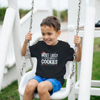 Personalised - Christmas Most Likely To - Classic Kids Crewneck T-shirt | Gildan® 5000B Personalised Kids T-shirt Christmas