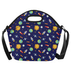 Busy Space - Neoprene Lunch Bag One Size Neoprene Lunch Bag Printed Offshore