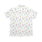 Quirky Dinosaurs Senior Kids Hawaiian Shirt