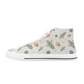 Rockets Men's High Top Canvas Shoes US12 Men's Classic High Top Canvas Shoes Printed Offshore Space