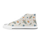 Rockets Men's High Top Canvas Shoes US12 Men's Classic High Top Canvas Shoes Printed Offshore Space