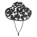 Black And White X's - Wide Brim Bucket Hat Wide Brim Bucket Hat Printed Offshore