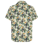 Jungle Toucan - Women's Short-Sleeve Button Up Shirt