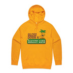 Slow Down And Enjoy Life, Palm Tree - Mens Hoodie Gold Mens Hoodie Printed In Australia Summer