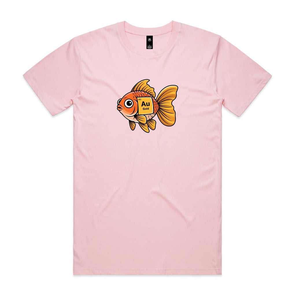 Gold Fish Periodic Table Men's AS Colour T-shirt
