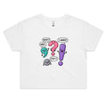 Funny Punctuation Women's AS Colour Crop Tee