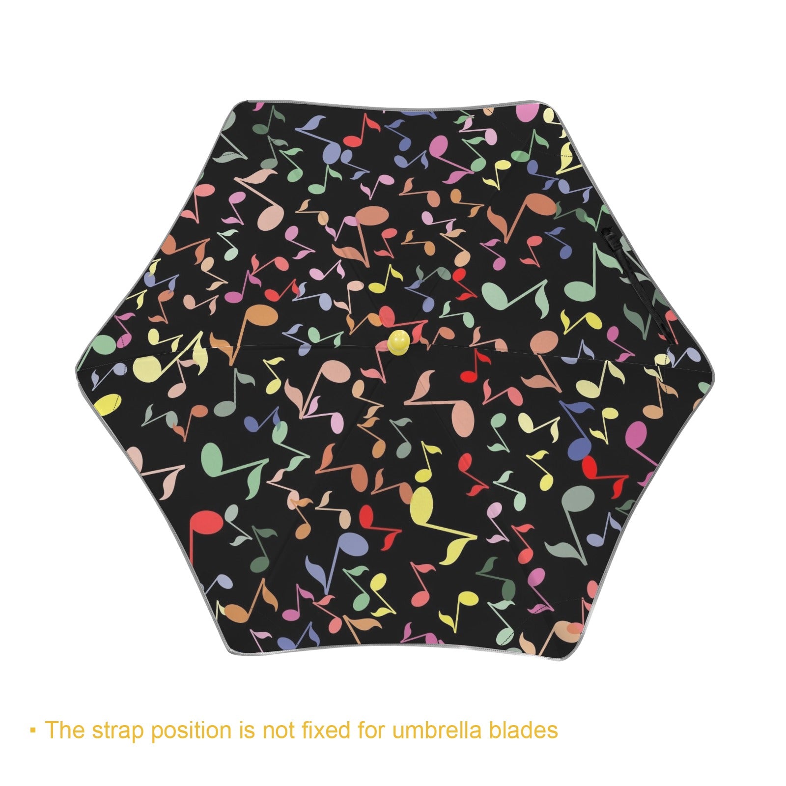 Quavers, Music Notes Kids Safe Round Corner Umbrella Kids Safe Round Corner Umbrella Music Printed Offshore