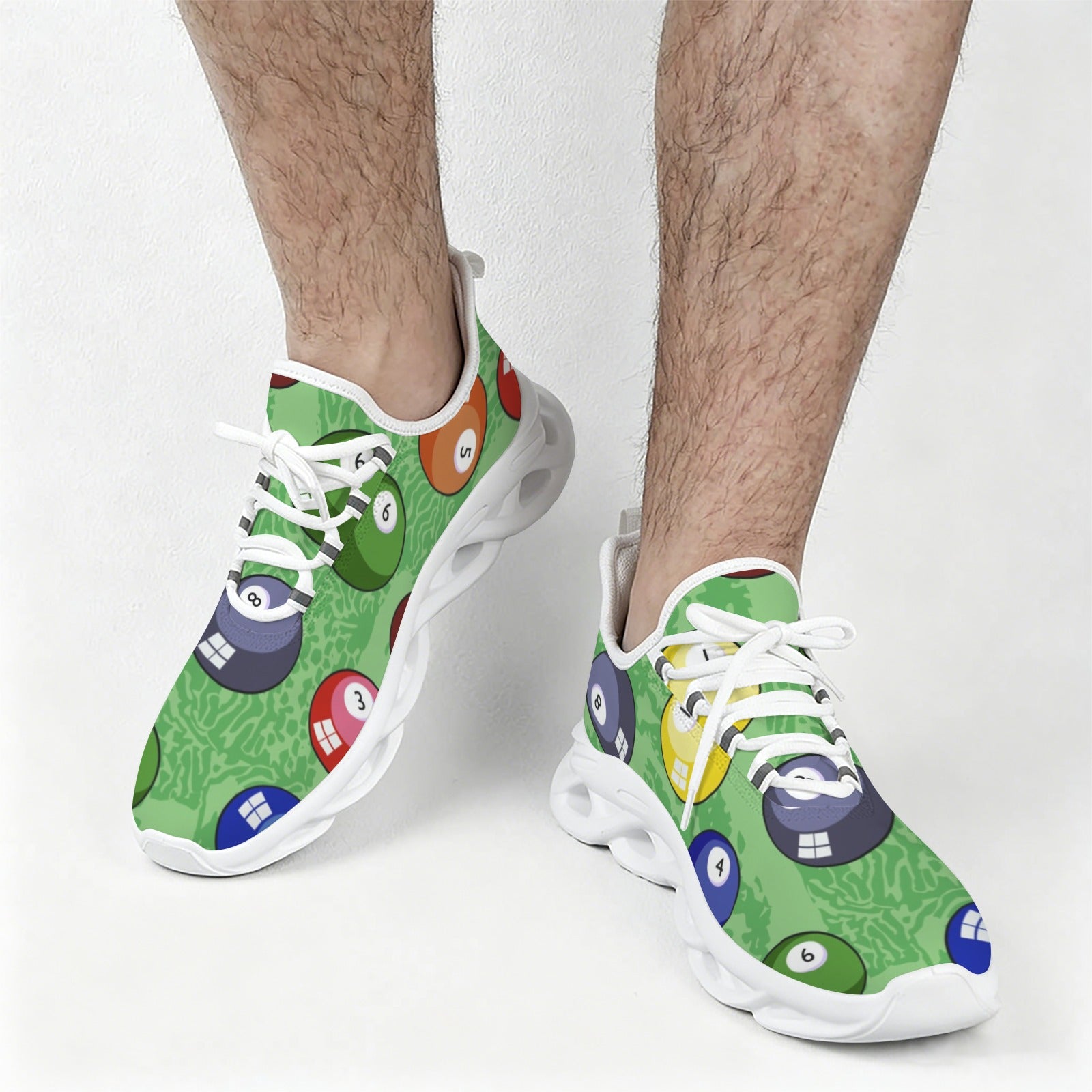 Pool Balls Men's Twisted Sole Sneakers