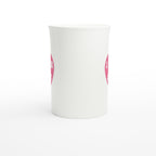I Teach Sweet Hearts White 10oz Porcelain Slim Mug Porcelain Mug Globally Fulfilled Teacher