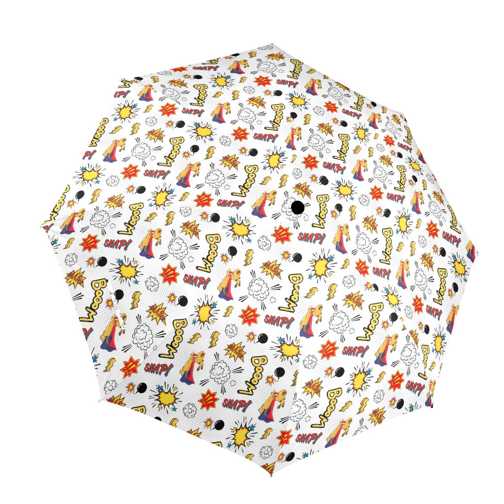 Super Dog Umbrella One Size Umbrella animal comic Printed Offshore
