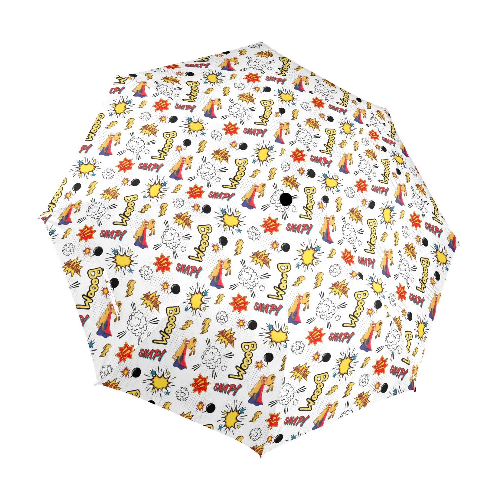 Super Dog - Semi-Automatic Foldable Umbrella (Model U12) One Size Semi-Automatic Foldable Umbrella (U12)