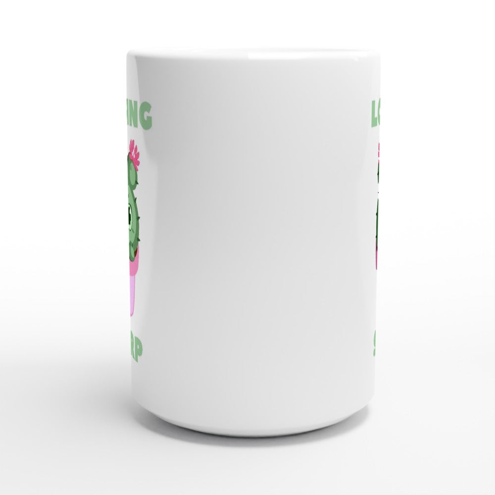 Cactus, Looking Sharp - White 15oz Ceramic Mug 15oz Mug funny Globally Fulfilled plant