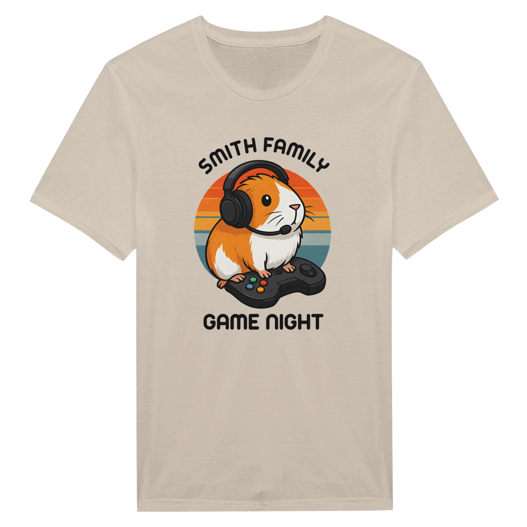 Family Game Night - Personalised T-shirt Personalised T-shirt customise Games Globally Fulfilled personalise