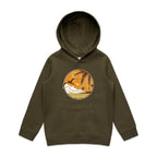 Tropical Days - Kids Hoodie Army Kids Hoodie Printed In Australia