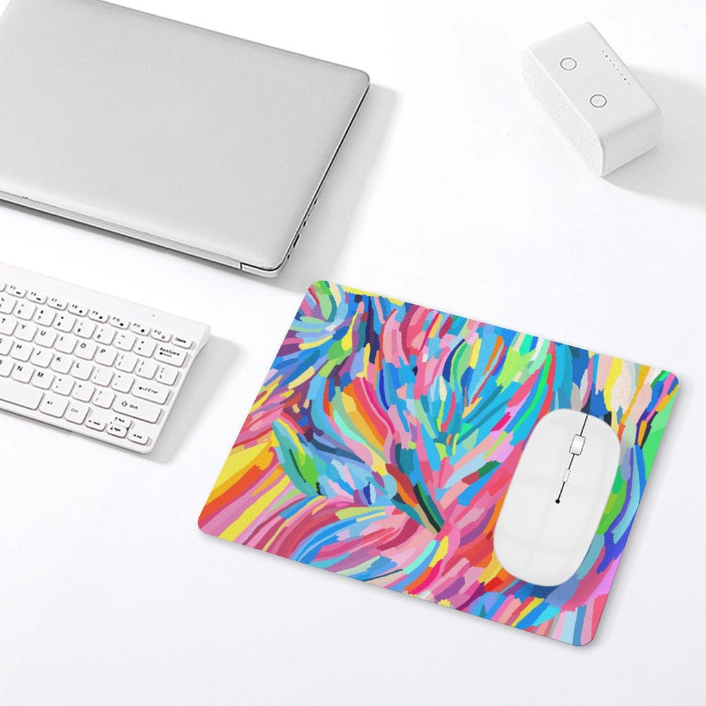 Brushstrokes Leather Mouse Pad Leather Mouse Pad Printed Offshore