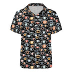 Eyes On Black Kids Youth Short Sleeve Button Up Shirt