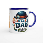 Personalise - Coolest Dad Ever - 11oz Ceramic Mug Personalised 11oz Mug customise Dad Globally Fulfilled personalise
