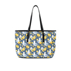 Lemon Seagull PU Leather Tote Bag Large One Size Leather Tote Bag-Large animal Printed Offshore