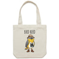 Bird Nerd 2 Canvas Tote Bag Default Title Tote Bag animal Birds Printed In Australia